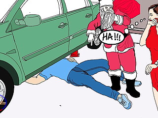Stepmom collude with Santa, got me trapped under dad&#039;s car just to make her Christmas wish 