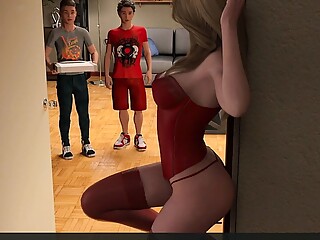 3d Game - Wife and Mother - Hot Scene #1 - Role play