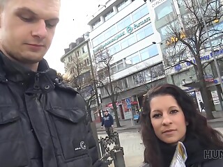 Prague Whore Has Wild Sex With Man In Front Of Her Lover