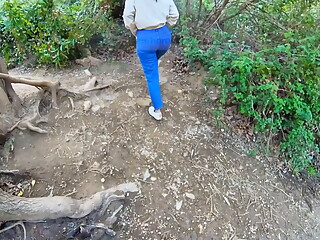Amateur outdoor teen piss - She pisses in the nature, wearing fishnet stockings and no panties - Pub