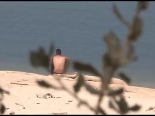 A stranger falls for Jotade&#039;s big cock at the nudist beach