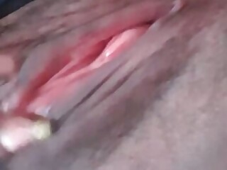 My stepmom gave me a video call and showed me her rich ass and pink vagina.
