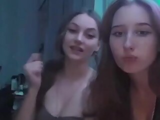 Russian Girls Kissing On Periscope And Teasing Viewers