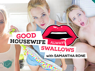 CzechVR 168 Good Housewife Always Swallows