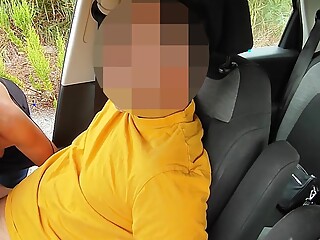 Dick Flash! Cute Girl Gives Me a Blowjob in the Parking Lot After Seeing My Big Cock - Misscreamy