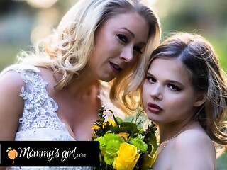 MOMMY&#039;S GIRL - Bridesmaid Katie Morgan Bangs Hard Her Stepdaughter Coco Lovelock Before Her