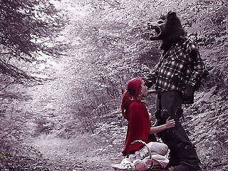 Brind Love & Dick Pickaxe in Lil Red Riding Hood Caugh and Fucked - PegasProductions