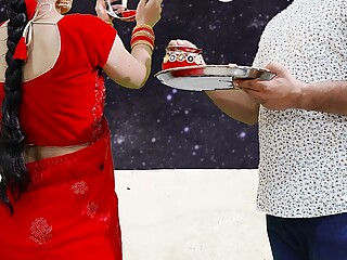 Karva Chauth Special: Newly married priya had First karva chauth sex and had blowjob under the sky w