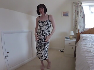 Wife Does Striptease in Cocktail Dress