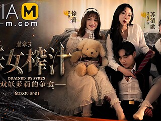 The Witch Asks For Cum-Double Demon Fight For Food MDSR-0001-EP3/ 妖女榨汁 EP3 - ModelMediaAsia