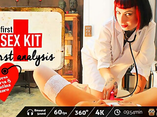 Valentina Bianco & Mistress Minerva in First-Sex Kit: First Analysis - VirtualPorn360