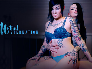 Leigh Raven & Nikki Hearts in Mutual Masturbation - BurningAngelVR