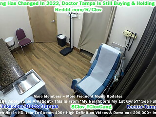 $Clov Glove In As Doctor Tampa To Give Your Neighbor Rina Arem Her 1st Gyno Exam EVER on Doctor-Tamp