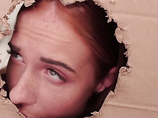 Tiny Russian Redhead Gets a Messy Creampie Packed in Her Pussy