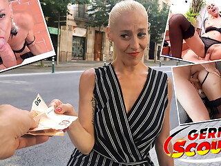 GERMAN SCOUT - MATURE YELENA&#039;S PICKUP AND FUCK AT STREET CAST