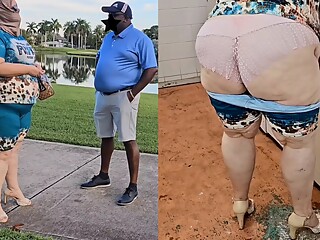 Golf trainer offered to train me, but he eat my big fat pussy - Jamdown26 - big butt, big ass, thick