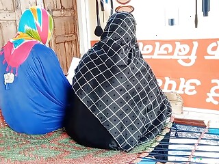 Two Muslim hijab college girl sex with Big cock man hard sex with pussy and anal sex hard sex 2 Big 