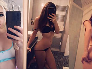 Sexy Black Thong Shower Snapchat Video