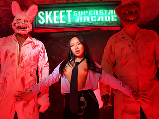 Asia Lee & Danny Mountain & Will Pounder in Five Fucks At Skeet's - ExxxtraSmall