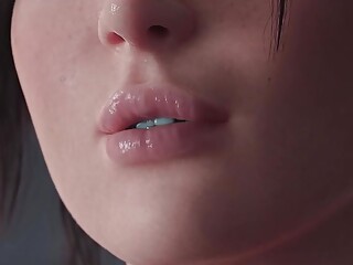 Lara Croft - Blowjob , Squirt , Creampie 3d Hentai (AI upscaled)