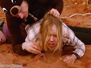 Brooke Johnson And Rebel Rhyder - Pressed Into The Dirt And Ass Fucked Hard While Cuck Gets Nothing: