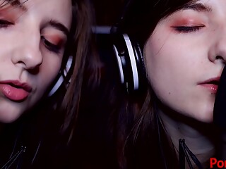 Aftynrose Asmr - Twin Moaning Breathing Kissing Licking