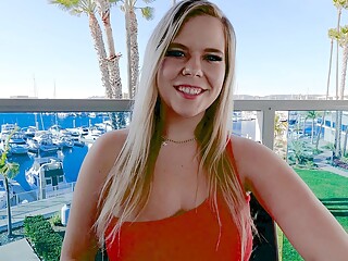 Percy Sires is a smoking hot blondie with massive natural tits - BangRealTeens