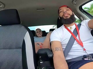 Graciesquirts - I Let My Uber Driver Creampie My Pussy