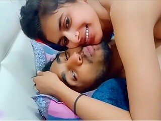 Indian Cute Girl Fucking in Hotel room by her boyfriend Lip Kissing and Licking Pussy.