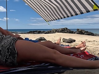 seduced stepdad while we were together on the public beach