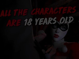 Harley Quinn Sucks Cock