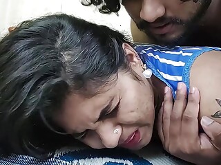 Shimmy and mini skirt hot boobs press with sex by Vaishnavy and Sharun Raj, Hot boobs show with hard