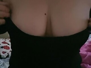 Playing with My Tits and Pussy