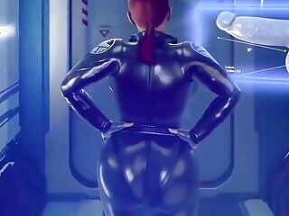 Black Widow Gets Her Ass Destroyed by Thanos 3D Animation #big Boobs