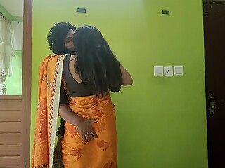 Vaishnavy and Sharun Raj long lip lock part 3, Mallu couple hot lip lock, Saree girl lip lock, Hot l