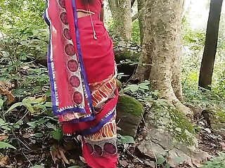 A desi girl was walking alone in forest stranger came there and ask her pussy fucking hard, A teen g