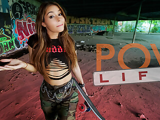 Nicole Aria & Ike Diezel in The Hot Skater Girl - POVLife