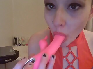 Watch Me With My Vibrating Dildo With Cum Twice